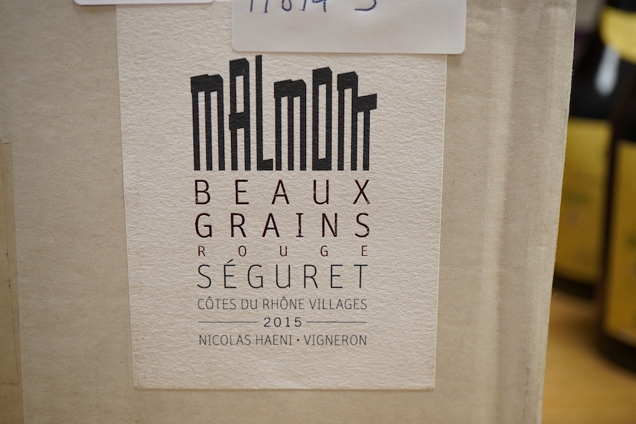 Cotes Du Rhone Seguret Beauxgrains Malmont, 2015, box of twelve bottles